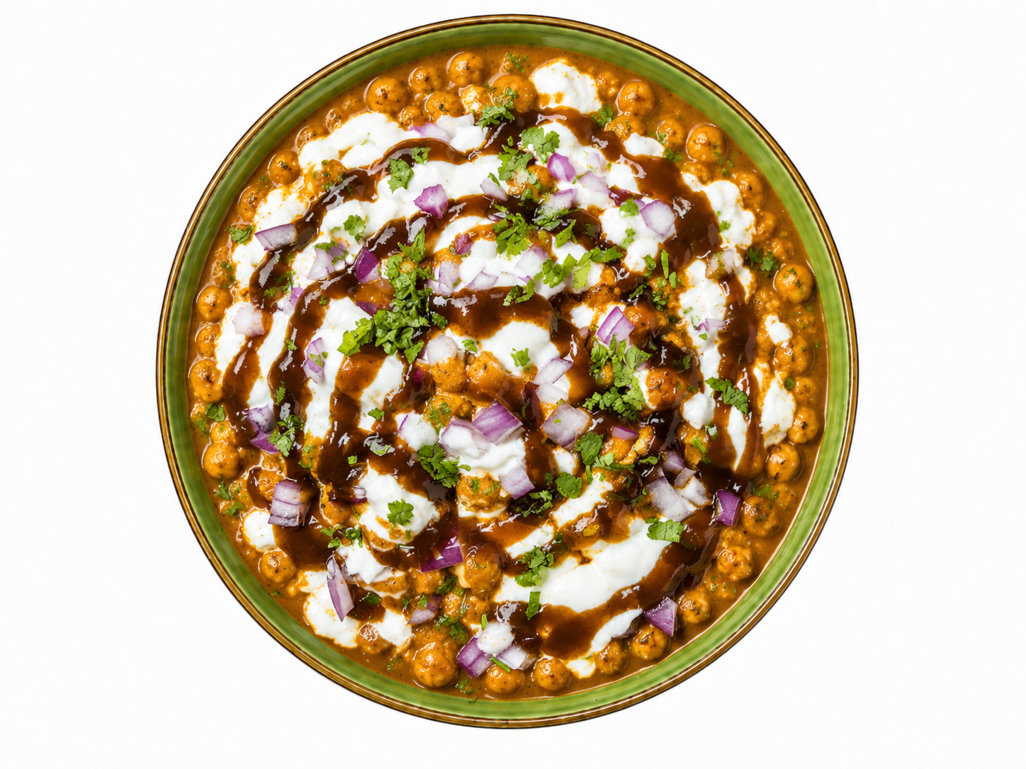 Samosa Chaat + Mango-Lassie
